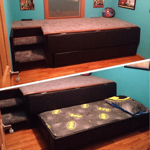 Clever Rollaway Trundle Bed