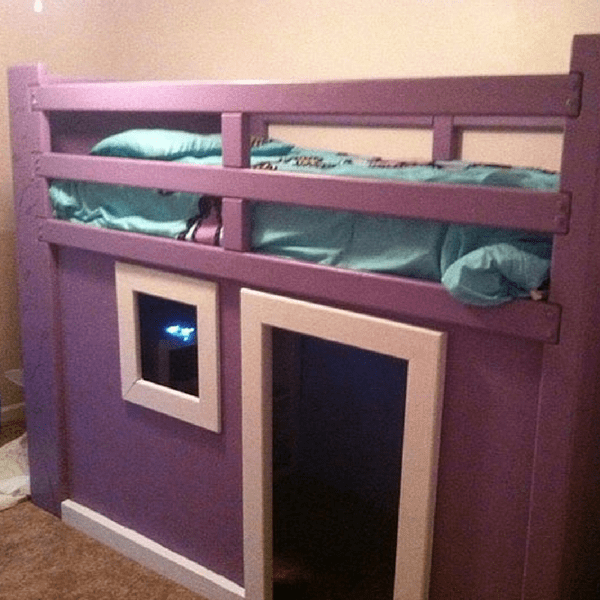 A Playhouse Bunk Bed