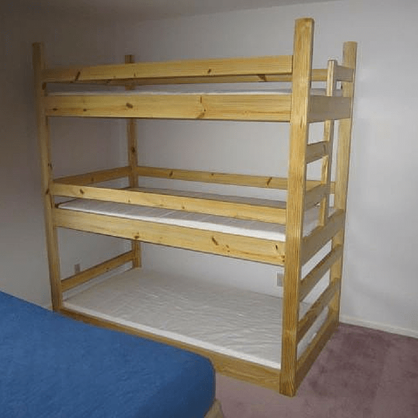 21 Super Cool Bunk Bed Ideas You Ve Got, Triple Bunk Bed Building Plans
