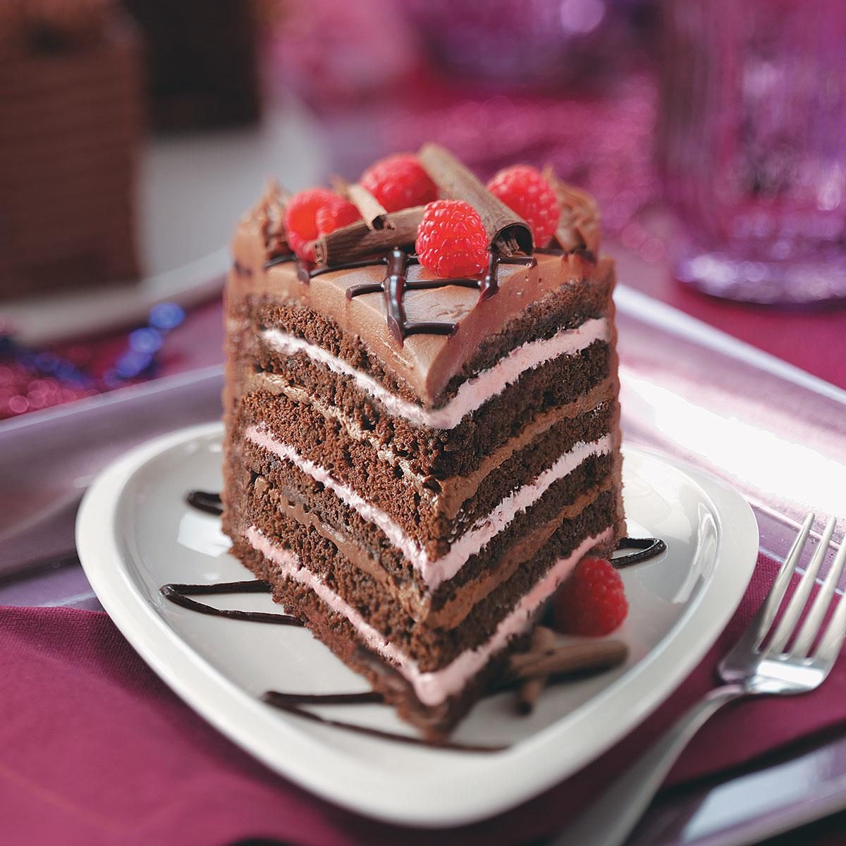 Chocolate Mousse Layer Torte / TRIPLE LAYER CHOCOLATE MOUSSE RECIPE ...