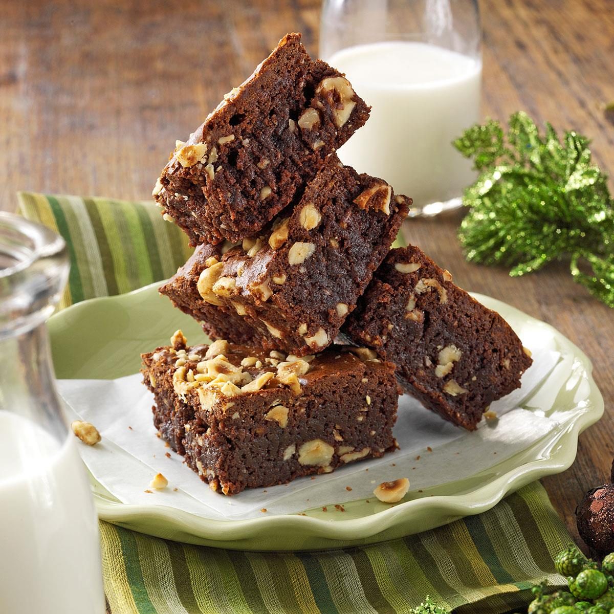 Chocolate Hazelnut Brownies Recipe | Taste of Home