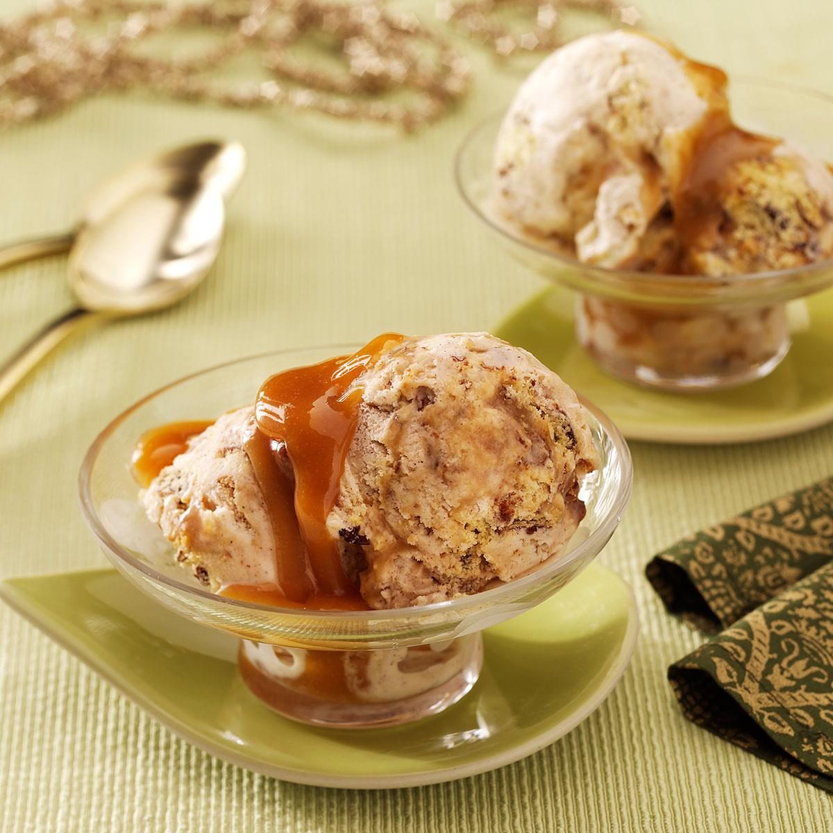 Cinnamon Sticky-Bun Ice Cream Recipe | Taste of Home