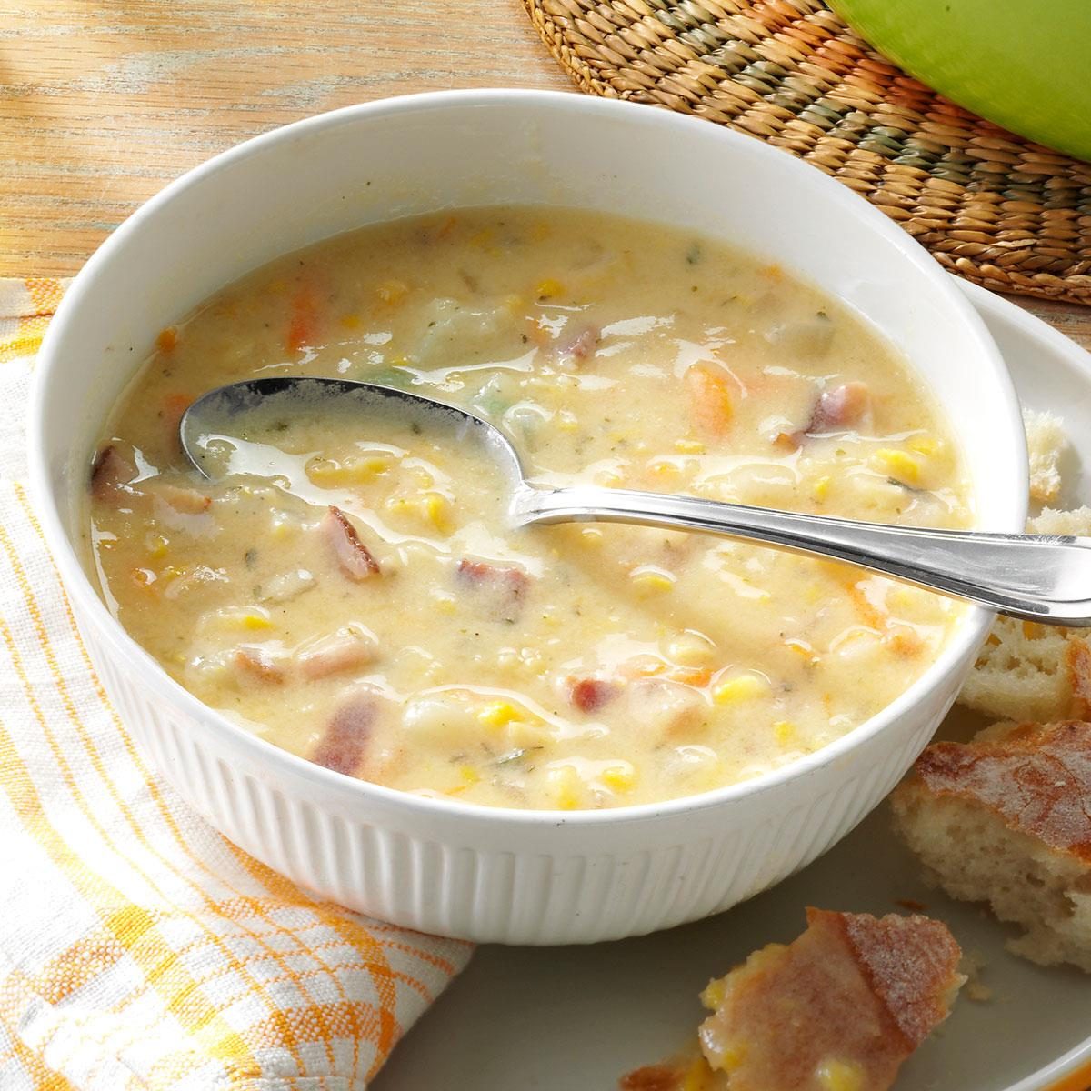 Corn Chowder with Potatoes Recipe Taste of Home