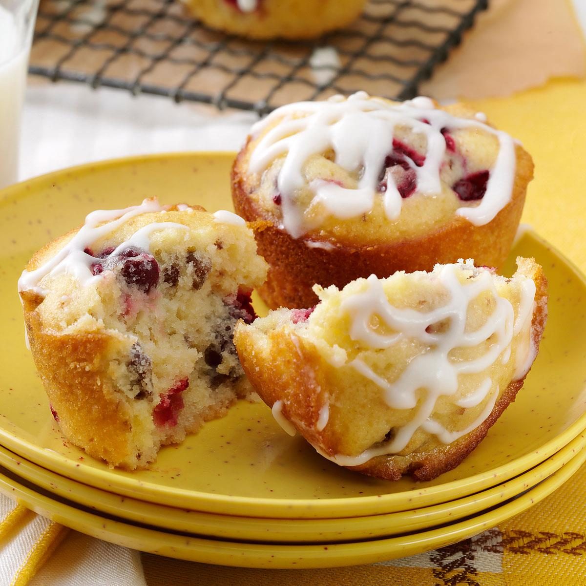 Cream Cheese Cranberry Muffins Recipe | Taste of Home