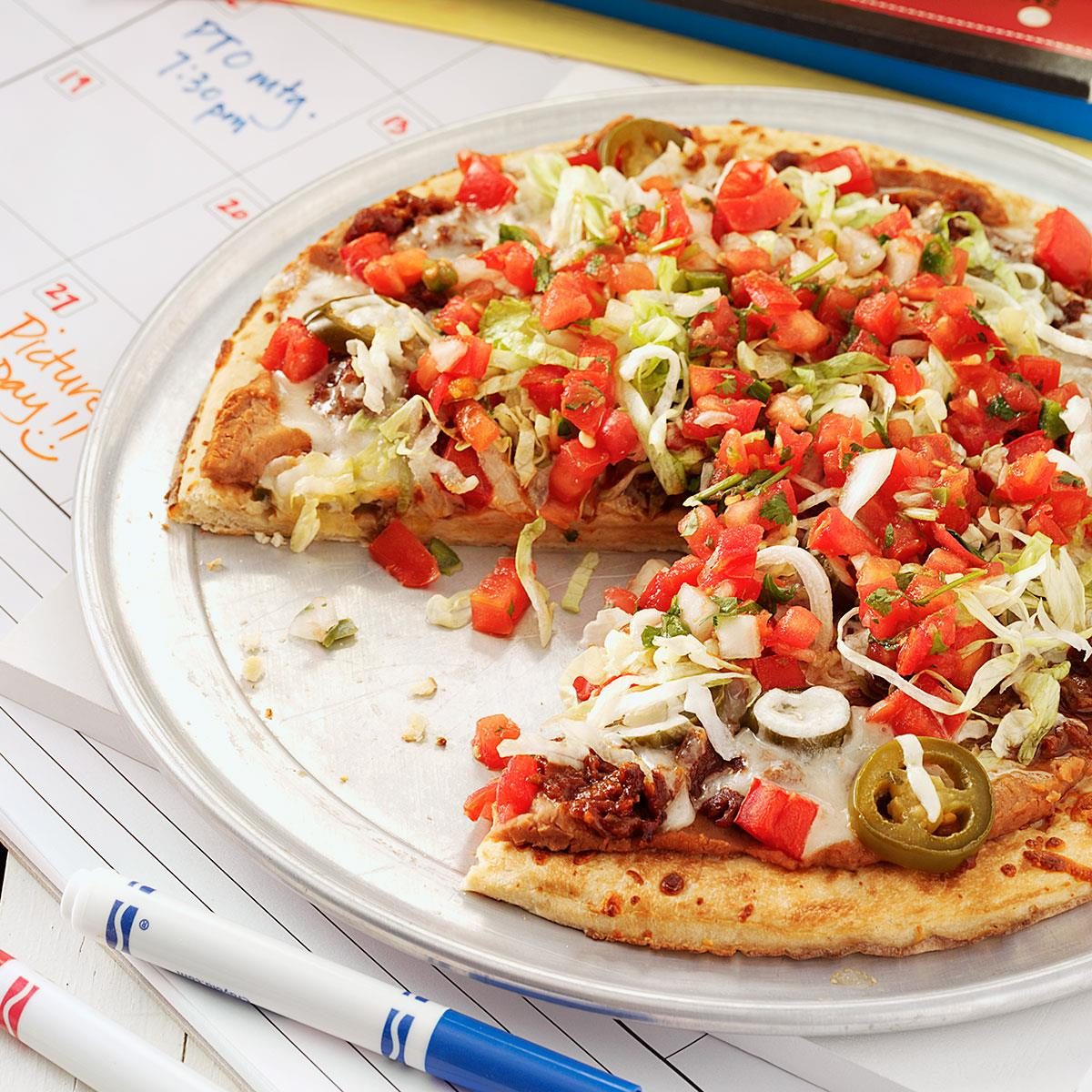Game-Night Nacho Pizza Recipe | Taste of Home