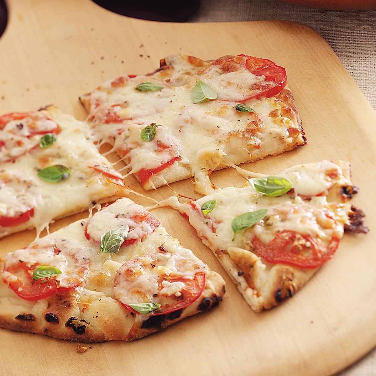 Margherita Pita Pizzas Recipe | Taste of Home
