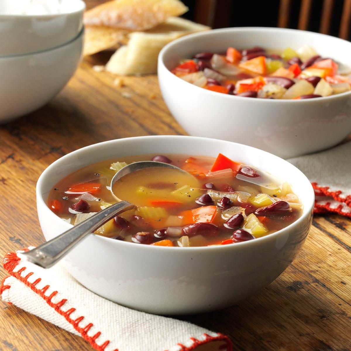 Red Bean Vegetable Soup Recipe | Taste of Home