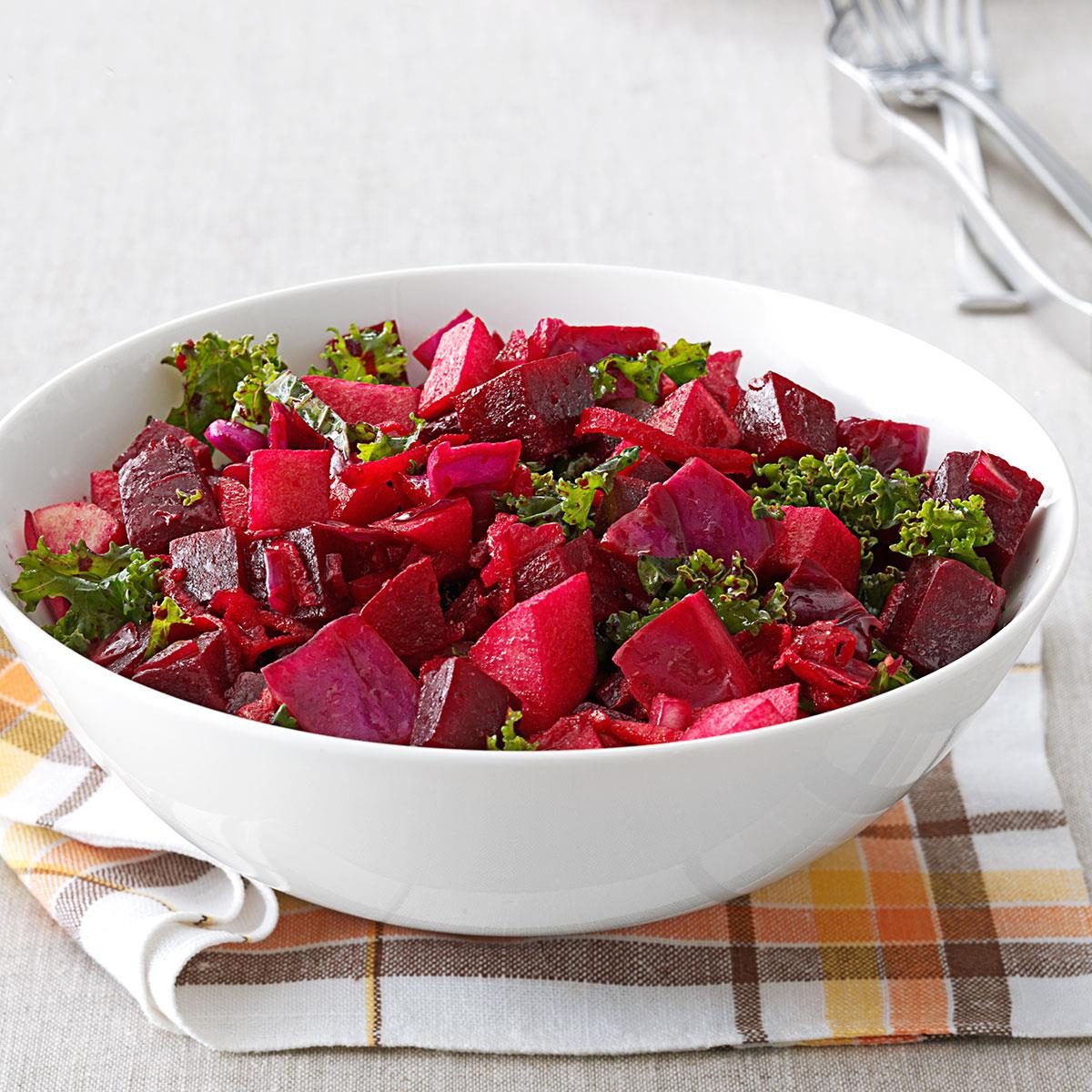 Ruby Red Beet &amp; Apple Salad Recipe | Taste of Home