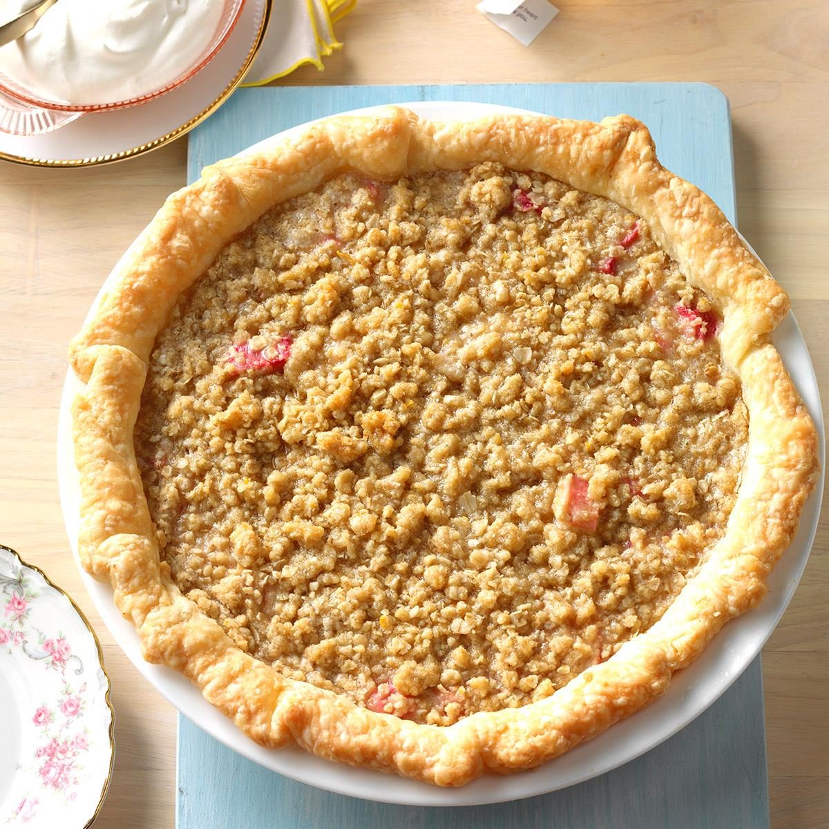 Sour Cream Rhubarb Pie Recipe Taste of Home