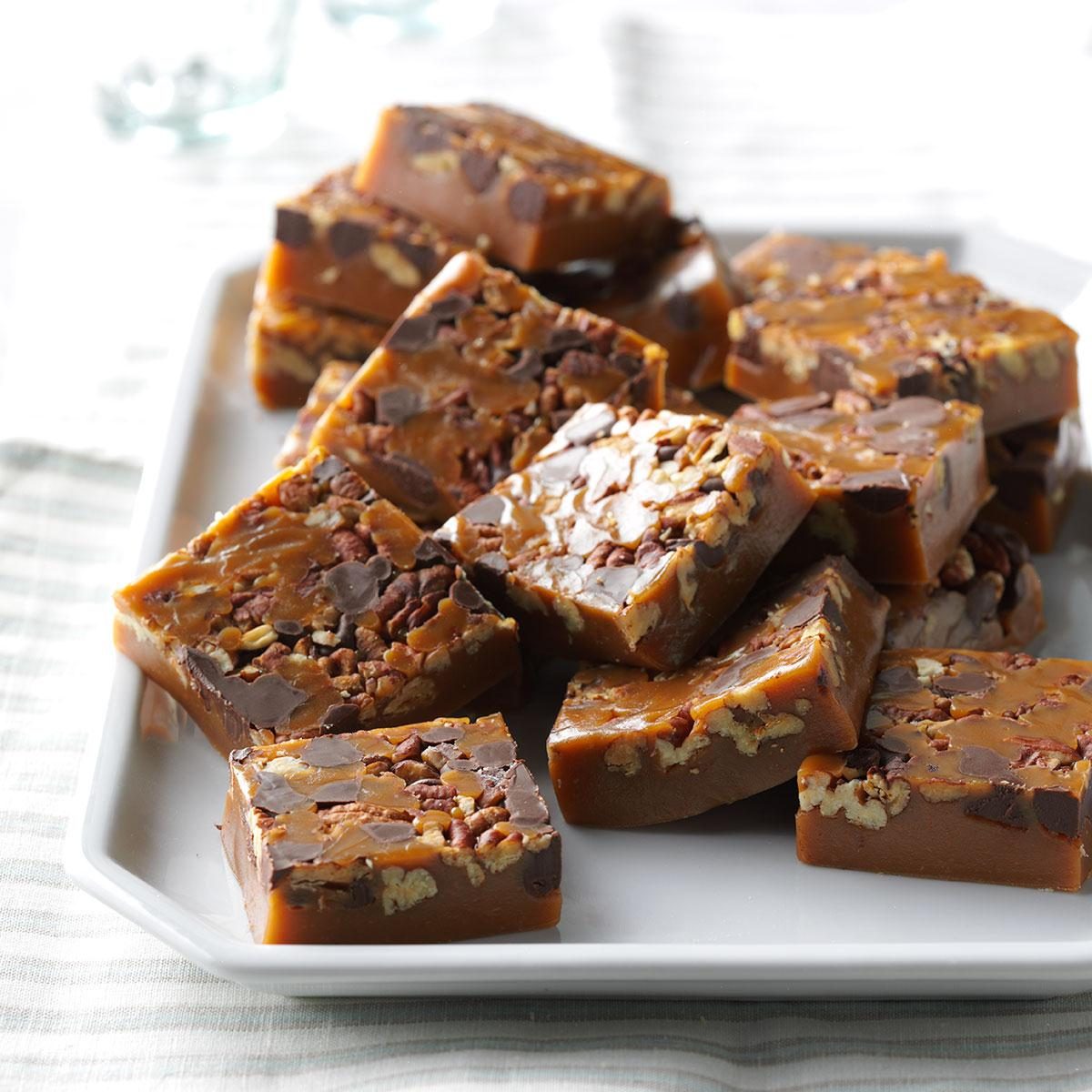 Chocolate Pecan Caramels Recipe | Taste of Home