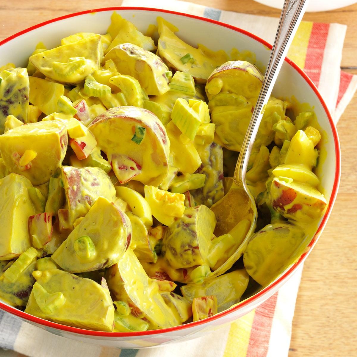 Honey-Mustard Potato Salad Recipe | Taste of Home