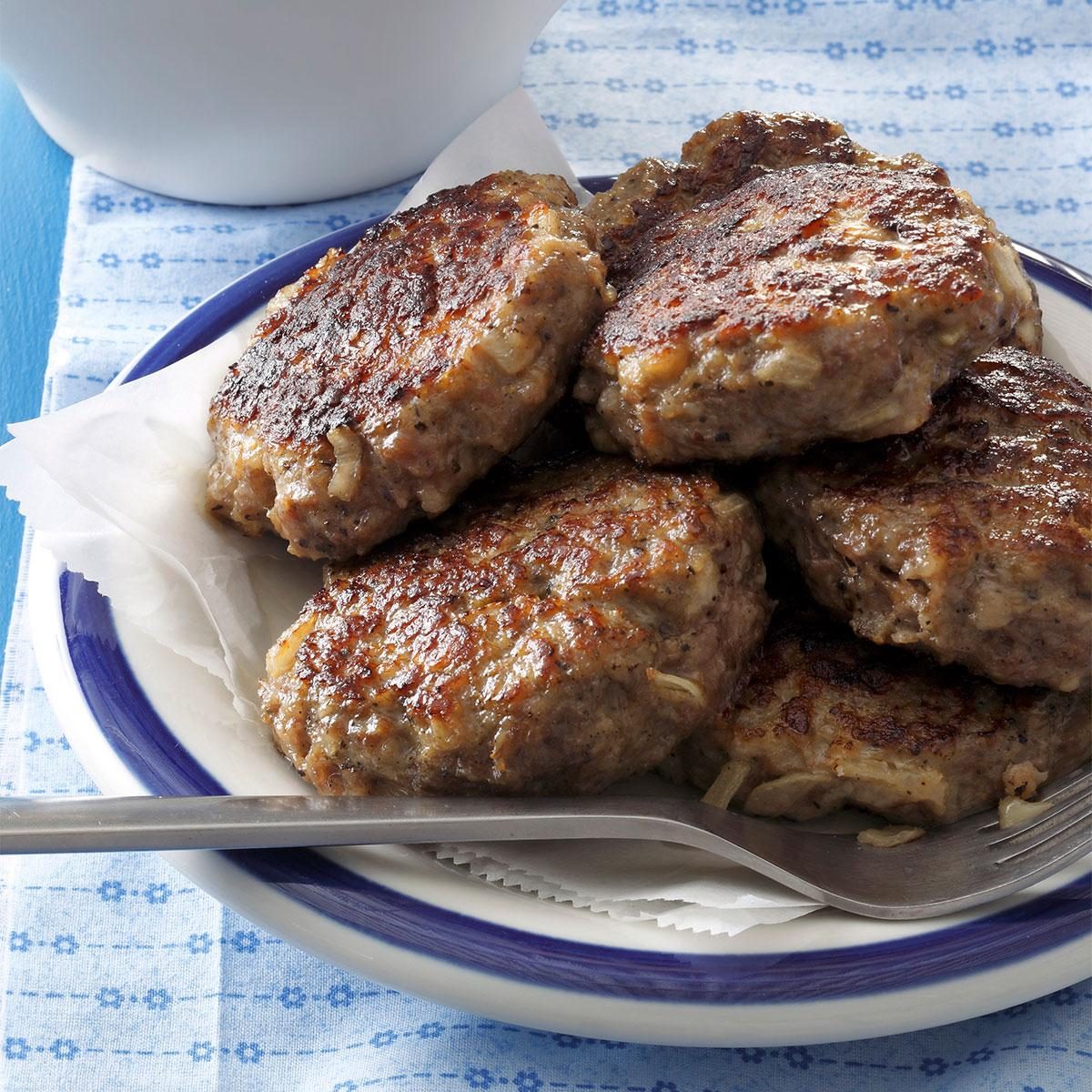 Pork Sausage Patties Recipe | Taste of Home