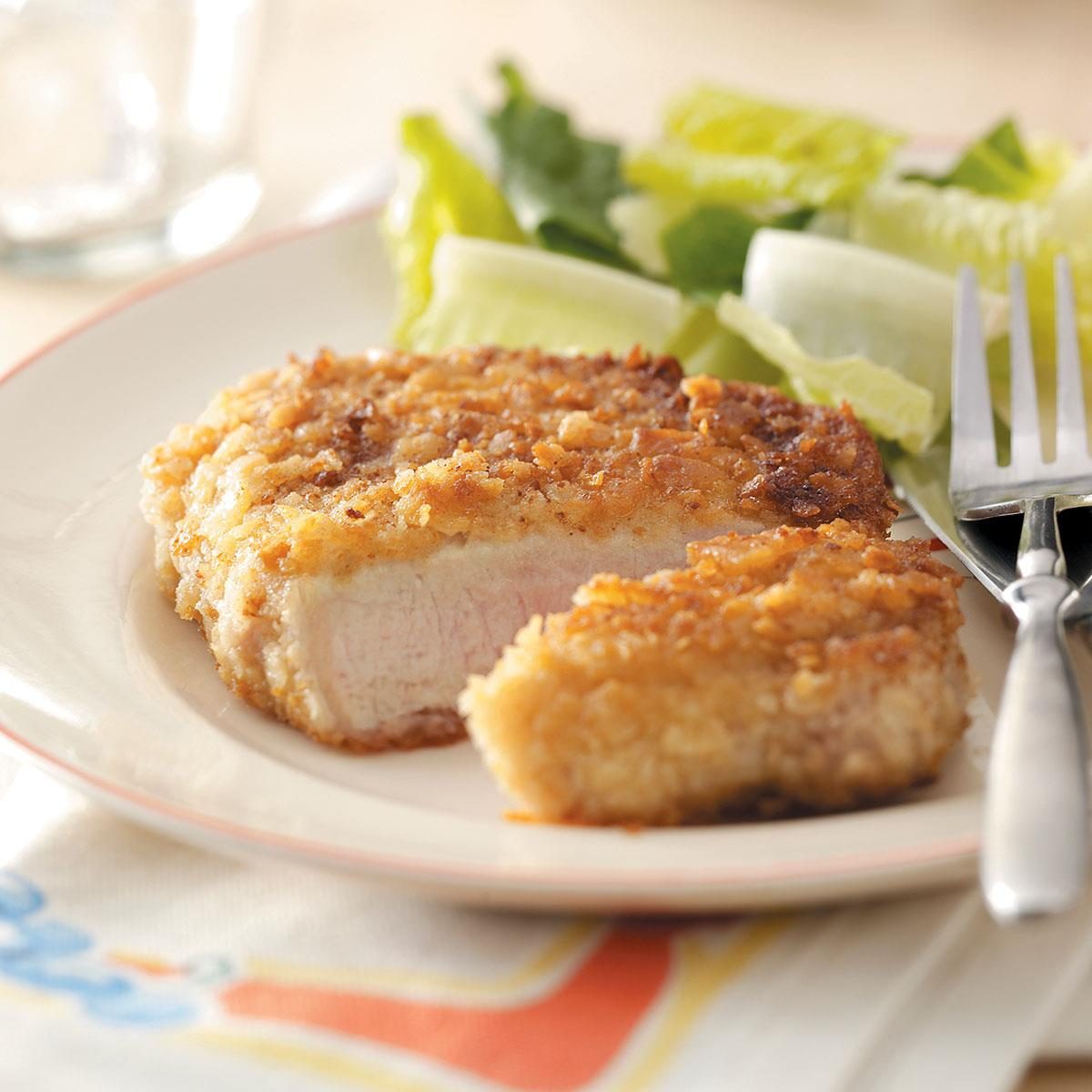 Breaded Pork Chops Recipe | Taste of Home