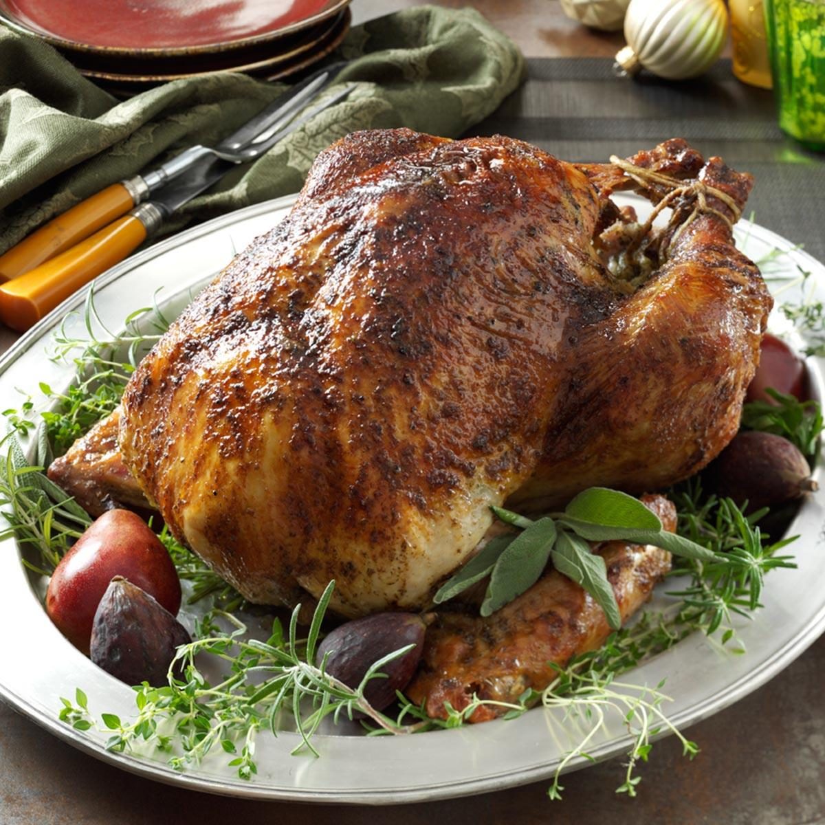 Herb-Brined Turkey Recipe | Taste of Home