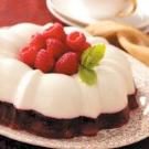 Raspberry Cream Gelatin Recipe | Taste of Home