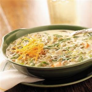 Cream of Lentil Soup Recipe | Taste of Home