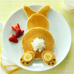 Fluffy Bunny Pancakes Recipe