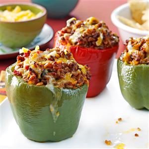 Mexican Beef-Stuffed Peppers