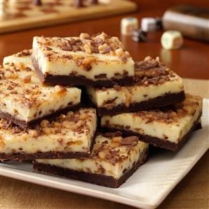Toffee Cheesecake Bars Recipe | Taste of Home