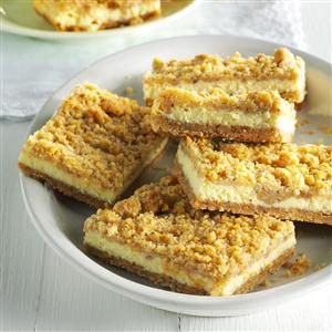 Nutty Cheesecake Squares