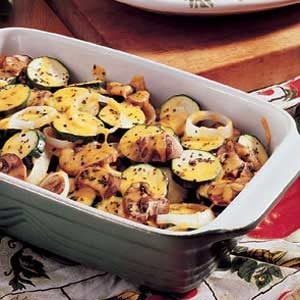 Zucchini Mushroom Bake Recipe | Taste of Home