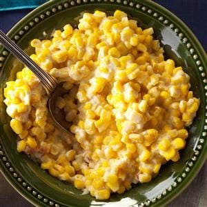 Cheesy Slow-Cooked Corn