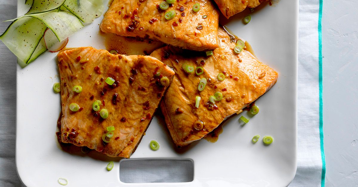 Firecracker Grilled Salmon Recipe | Taste of Home