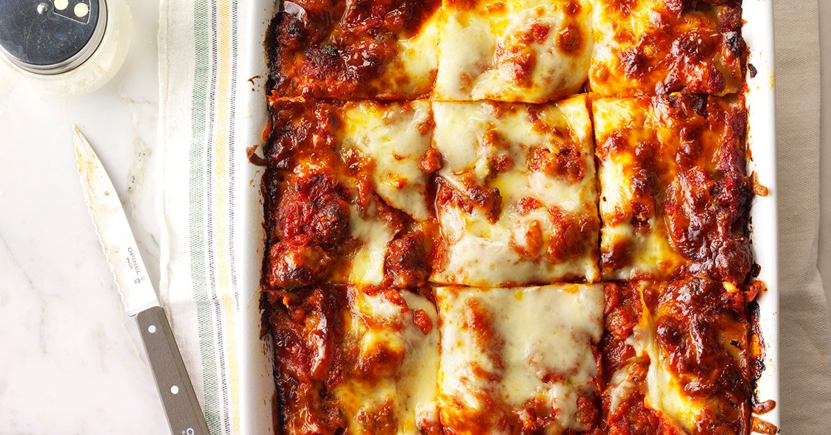 Sausage Lasagna Recipe | Taste of Home
